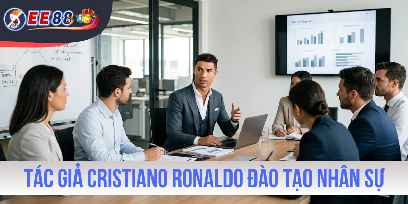 Tác giả Cristiano Ronaldo chú trọng đào tạo nhân sự